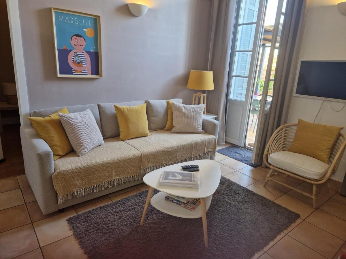 Superbe 2 pièces avec grande terrasse, classé *** Marsiglia Esterno foto